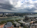 Cologne landscape Ã¯Â¼Å Overlooking Cologne Royalty Free Stock Photo